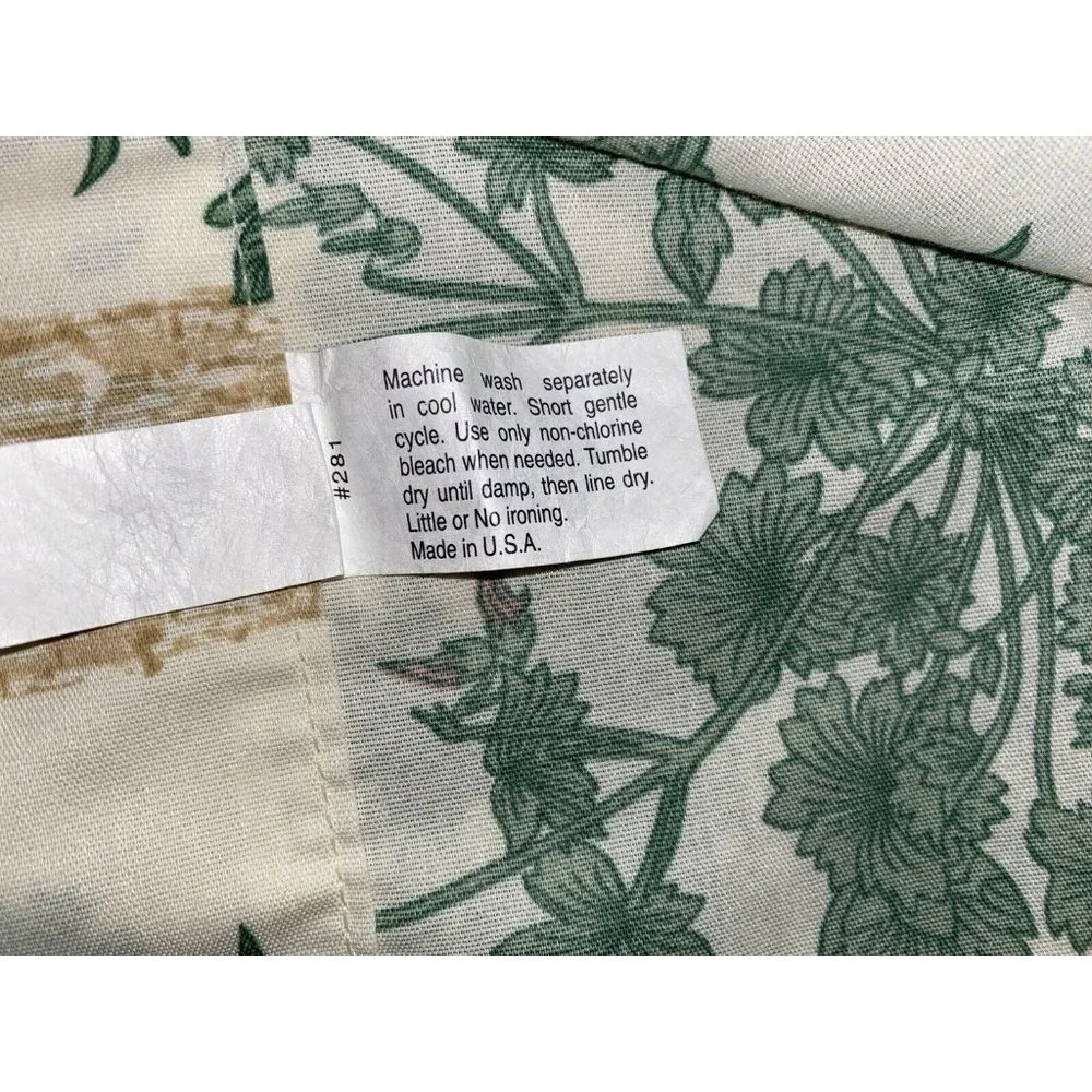 Vintage 1970s Retro Curtains Panels Drapes 86